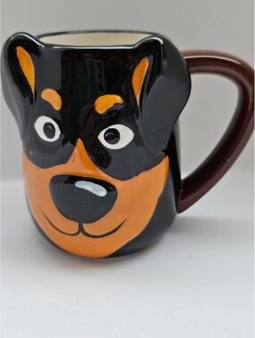 Adorable Rottweiler Coffee Mug by tag